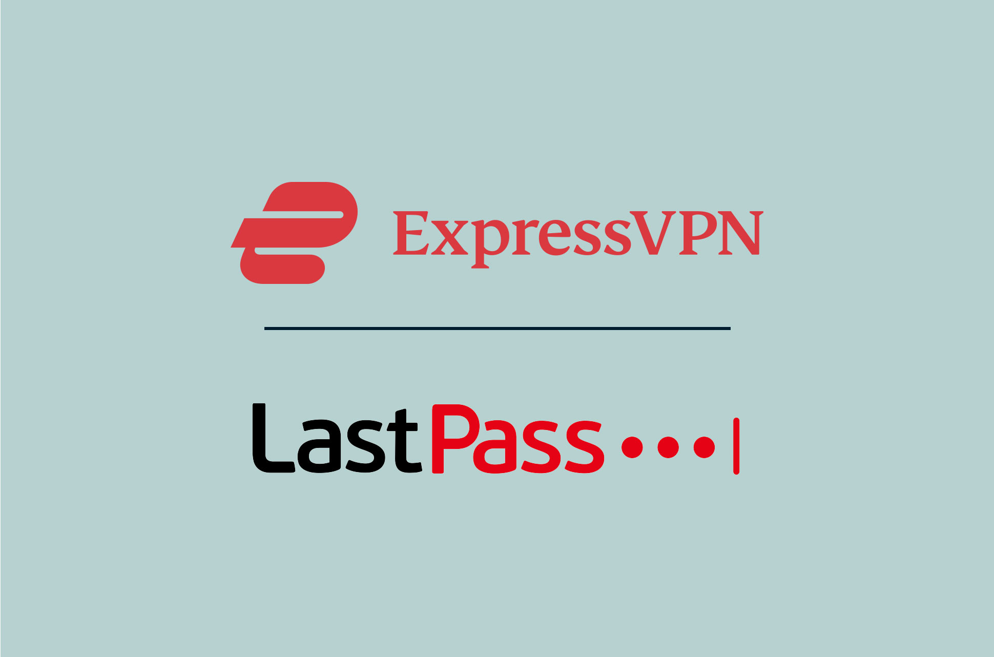 ExpressVPN and LastPass logos.