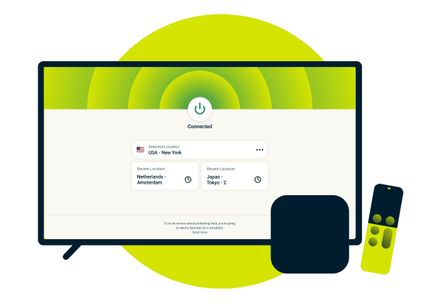 Sign In to ExpressVPN Log in to your Apple TV VPN app with your ExpressVPN credentials. Connect to a VPN server to keep your connection private.