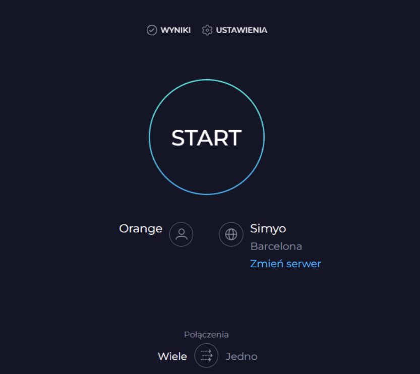 Speedtest.net home page.