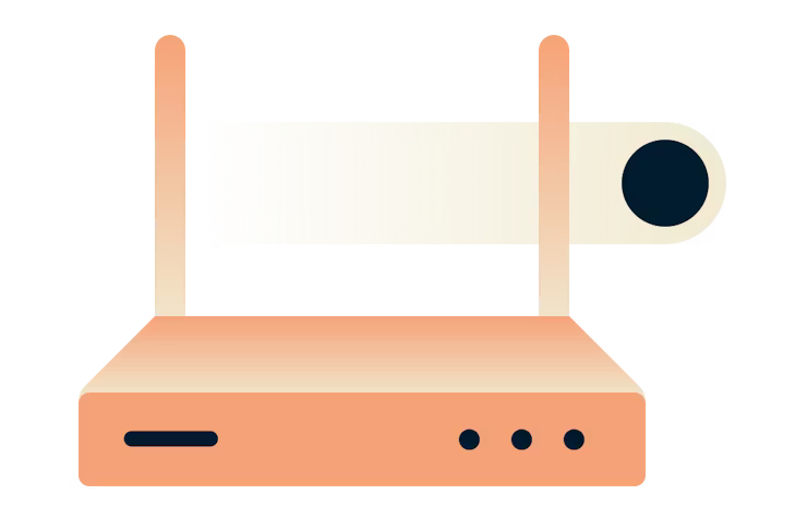 Always-connected router VPN.